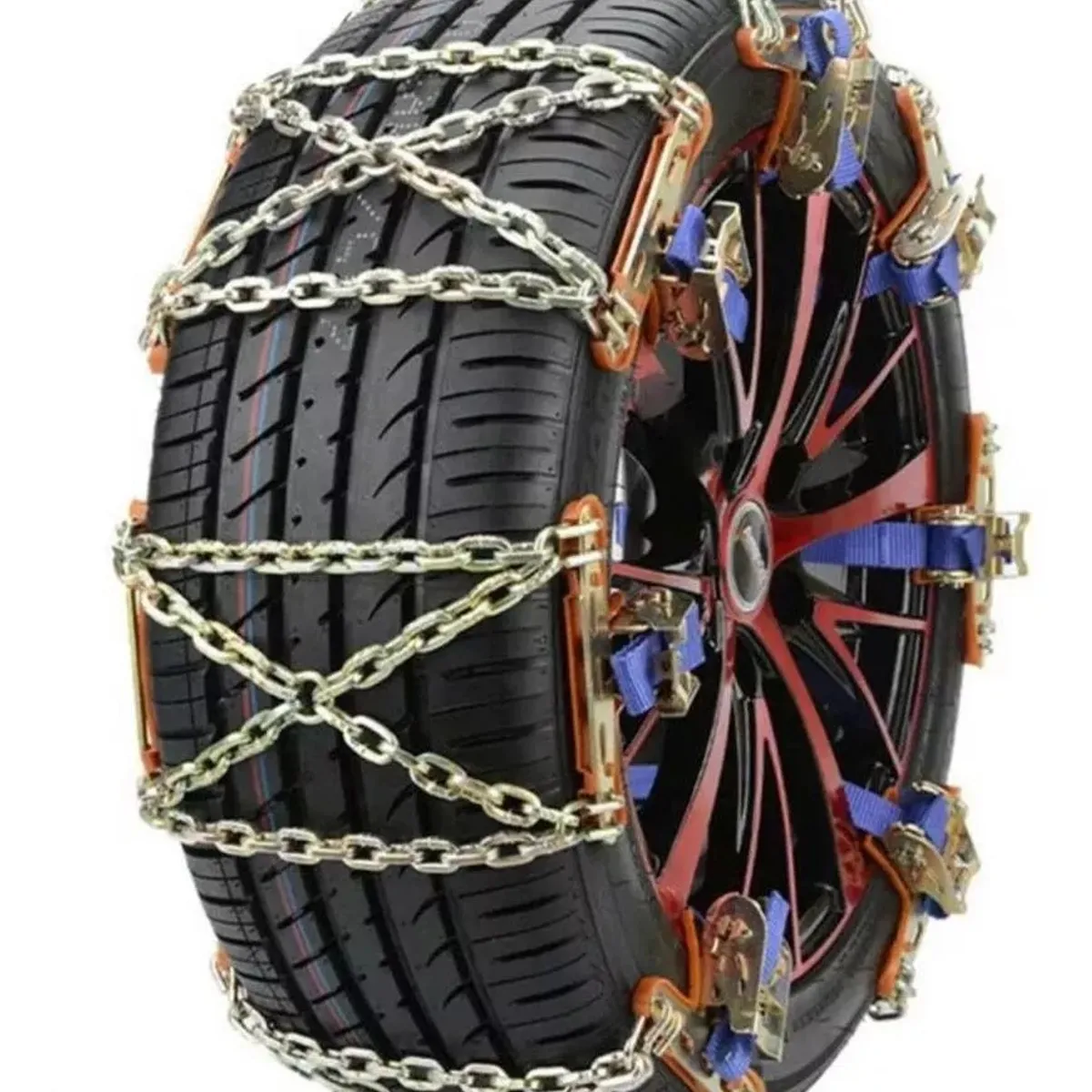 GENERICO - Kit Cadenas Para Nieve Adjustables Con Bolso 4