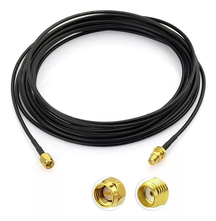 KUANGYE Cable Extensor Pigtail Sma Rg174 Coaxial 10 Metros [ Max ]