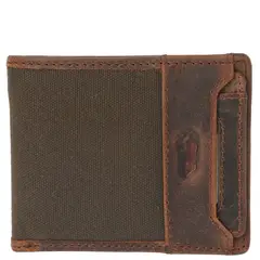 ROCKFORD - Billetera Cnv/Cuero Hombre Jaspr Ventana Verde