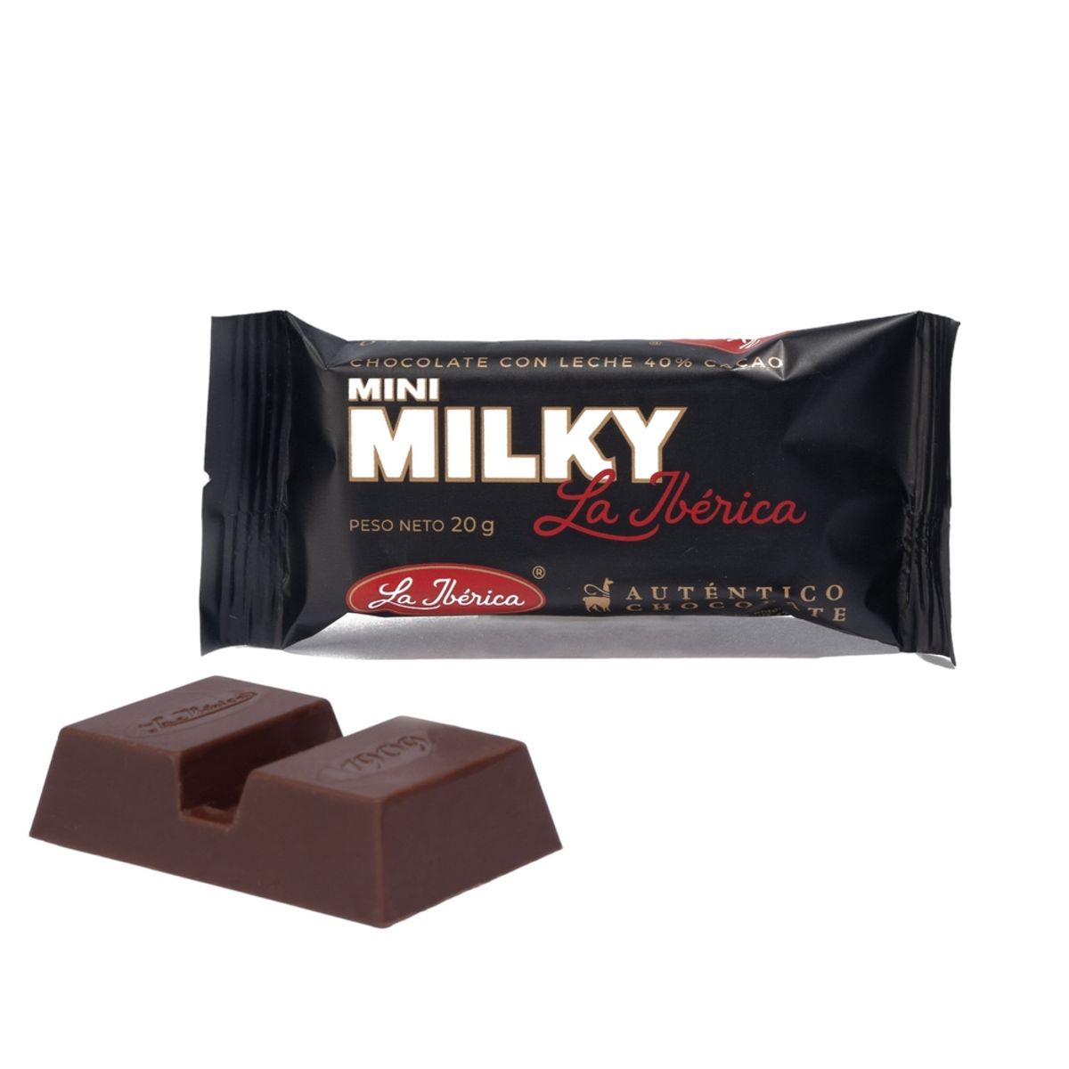 LA IBERICA - CHOCOLATE EN BARRA MINI MILKY 20G LA IBÉRICA