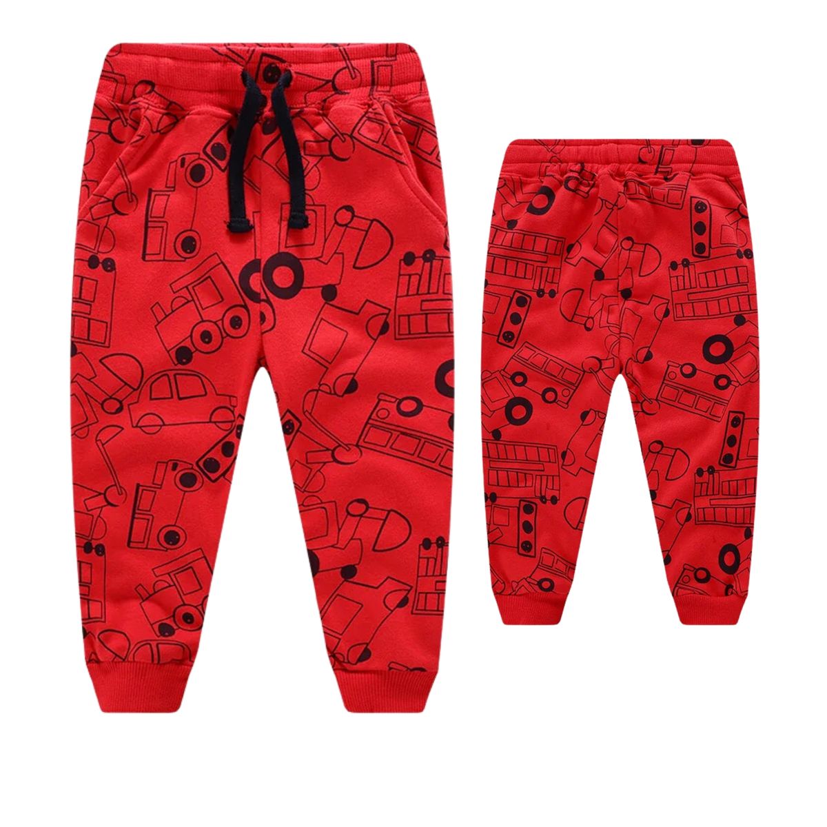 JUMP KIDS - Pantalon Buzo Niño 100% Algodón Autos Jump Kids