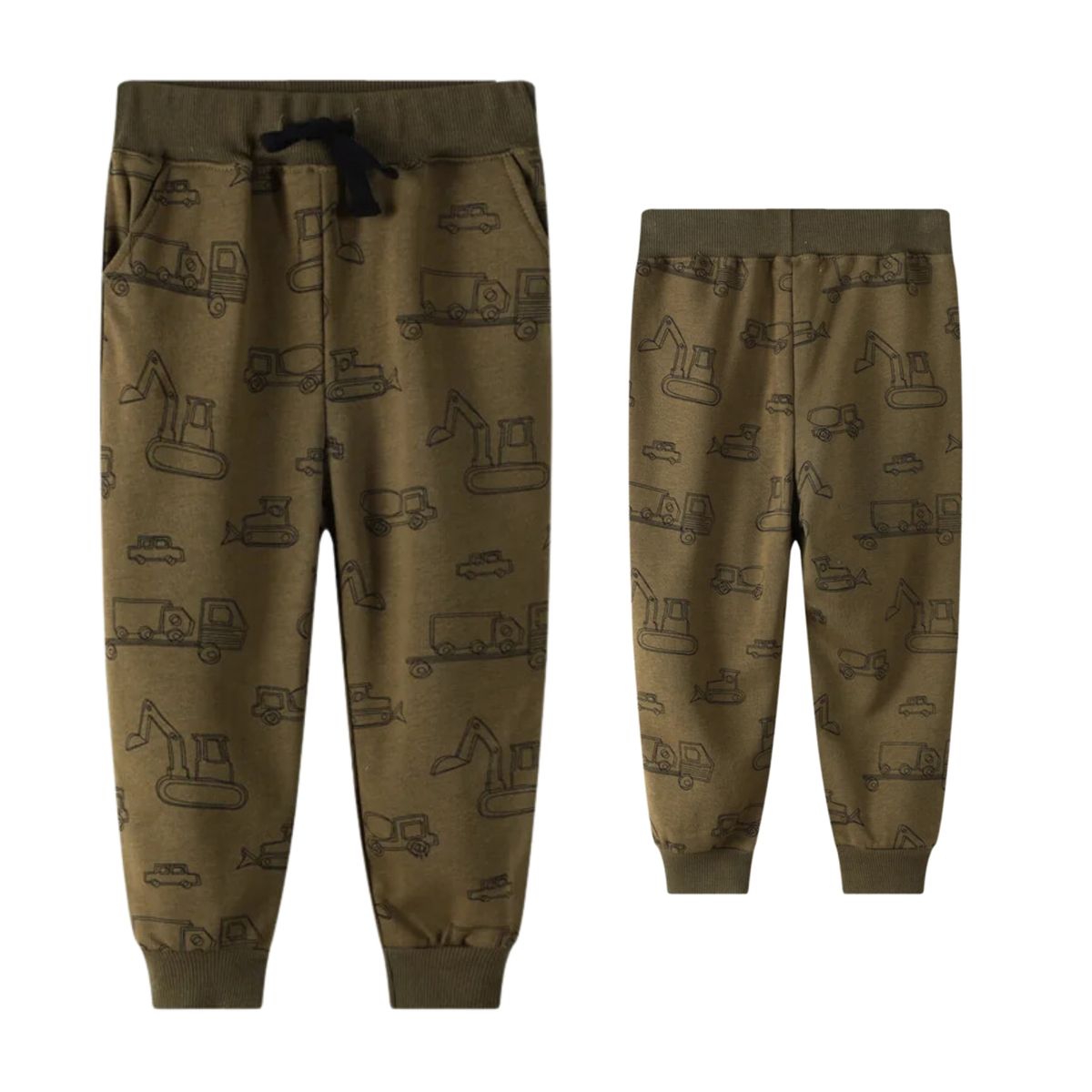 JUMP KIDS - Pantalon Buzo Niño 100% Algodón Camiones Jump Kids