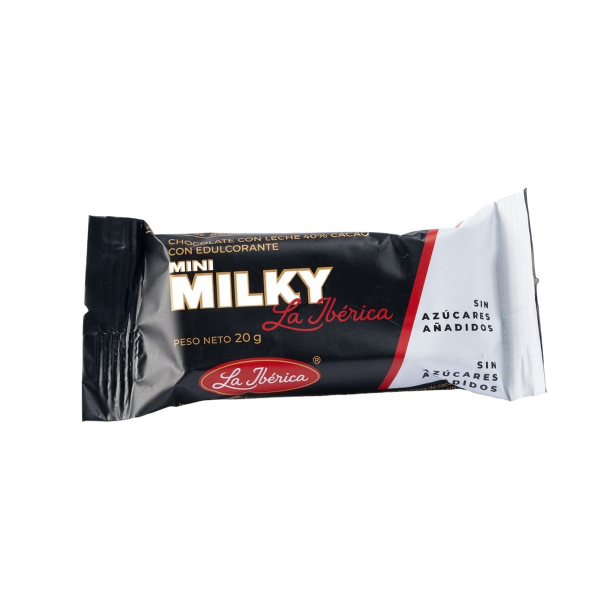 LA IBERICA - CHOCOLATE BARRA MINI MILKY SIN AZÚCAR 20G
