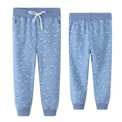 JUMP KIDS - Pantalon Buzo Niña 100% Algodón Azul
