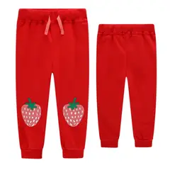 JUMP KIDS - Pantalon Buzo Niña 100% Algodón Frutillas