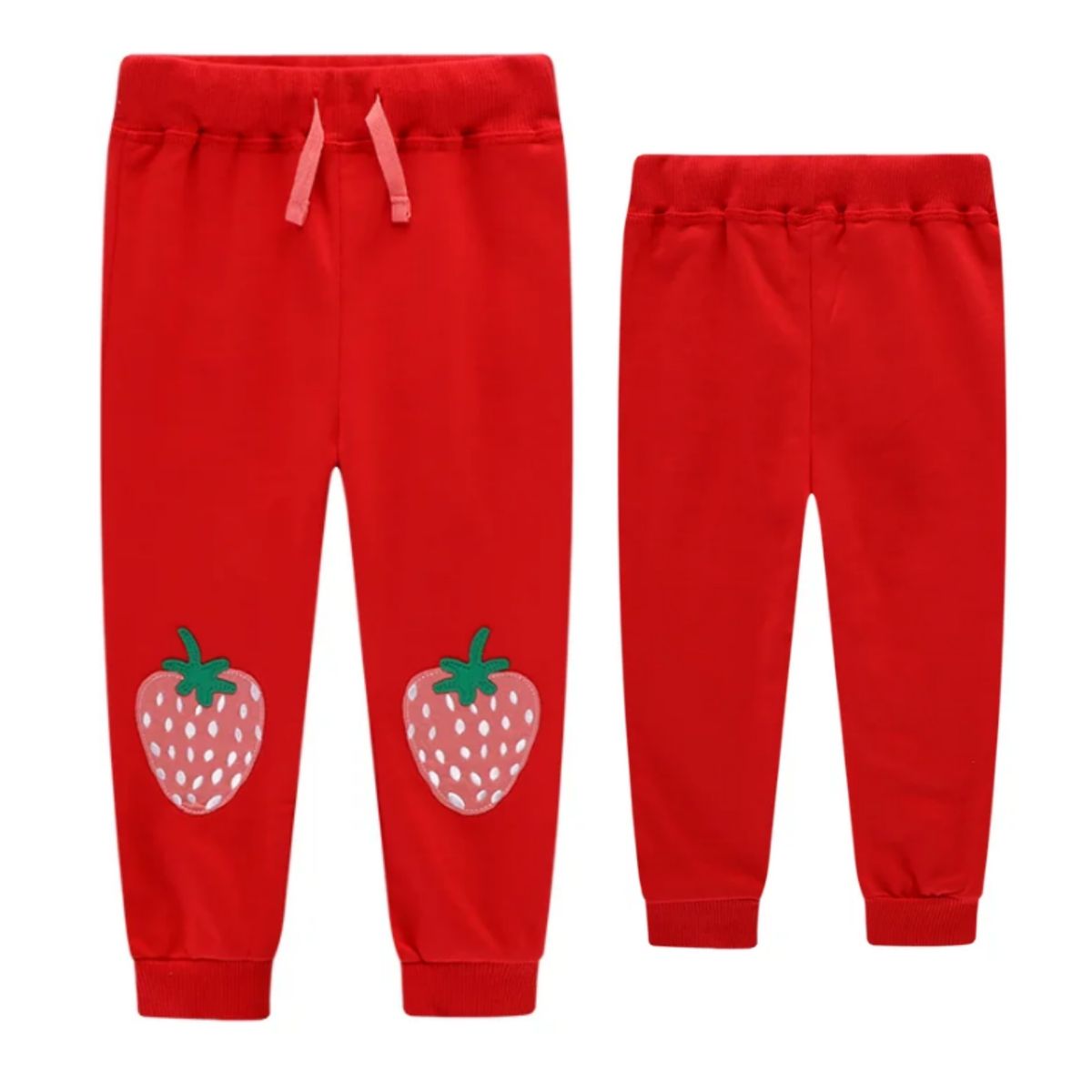 JUMP KIDS - Pantalon Buzo Niña 100% Algodón Frutillas Jump Kids