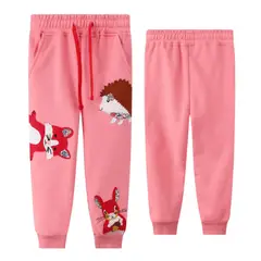 JUMP KIDS - Pantalon Buzo Niña 100% Algodón Erizos