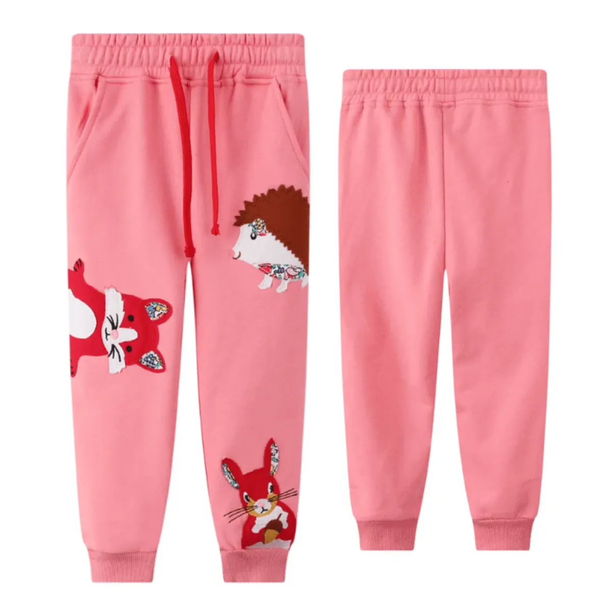 JUMP KIDS - Pantalon Buzo Niña 100% Algodón Erizos Jump Kids