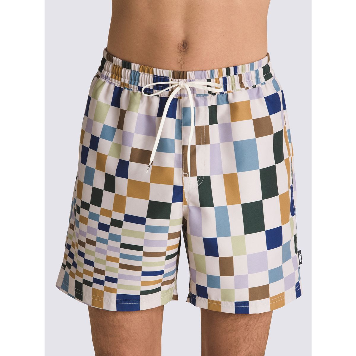 VANS - Traje De Baño Primary Print Elastic Blanco Hombre VANS