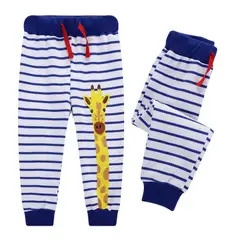 JUMP KIDS - Pantalon Buzo Niño 100% Algodón Rayas Jirafa
