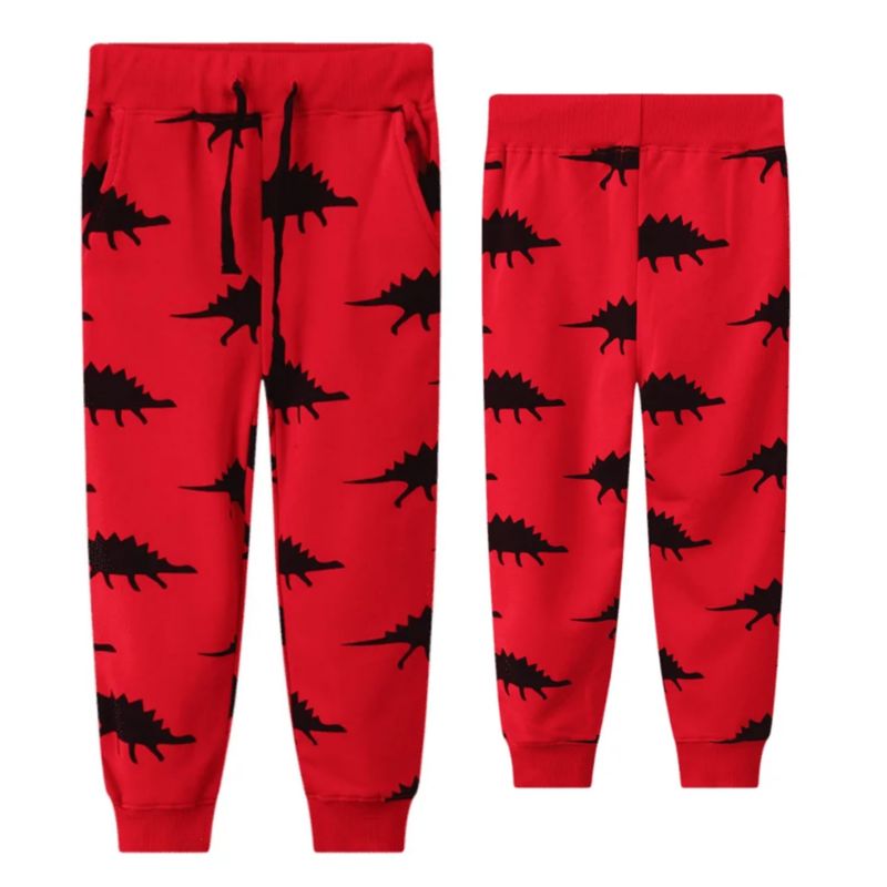 JUMP KIDS - Pantalon Buzo Niño 100% Algodón Dinosaurios Jump Kids