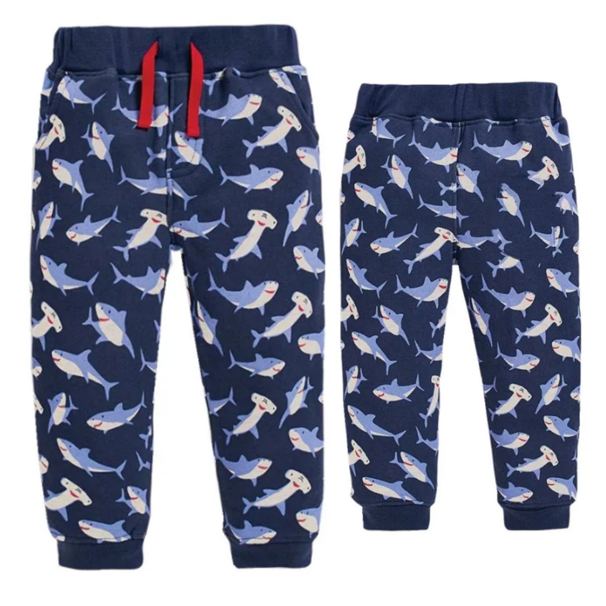JUMP KIDS - Pantalon Buzo Niño 100% Algodón Tiburones Jump Kids