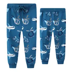 JUMP KIDS - Pantalon Buzo Niño 100% Algodón Helicopteros