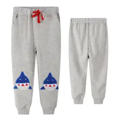 JUMP KIDS - Pantalon Buzo Niño 100% Algodón Tiburones