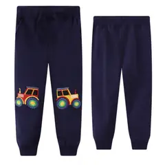 JUMP KIDS - Pantalon Buzo Niño 100% Algodón Tractor