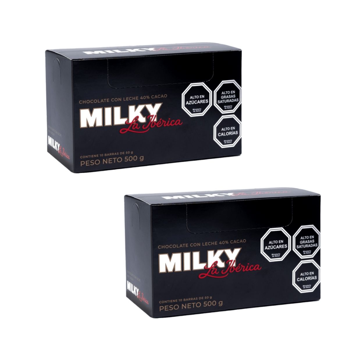 LA IBERICA - PACK X20 CHOCOLATE EN BARRA MILKY 50G