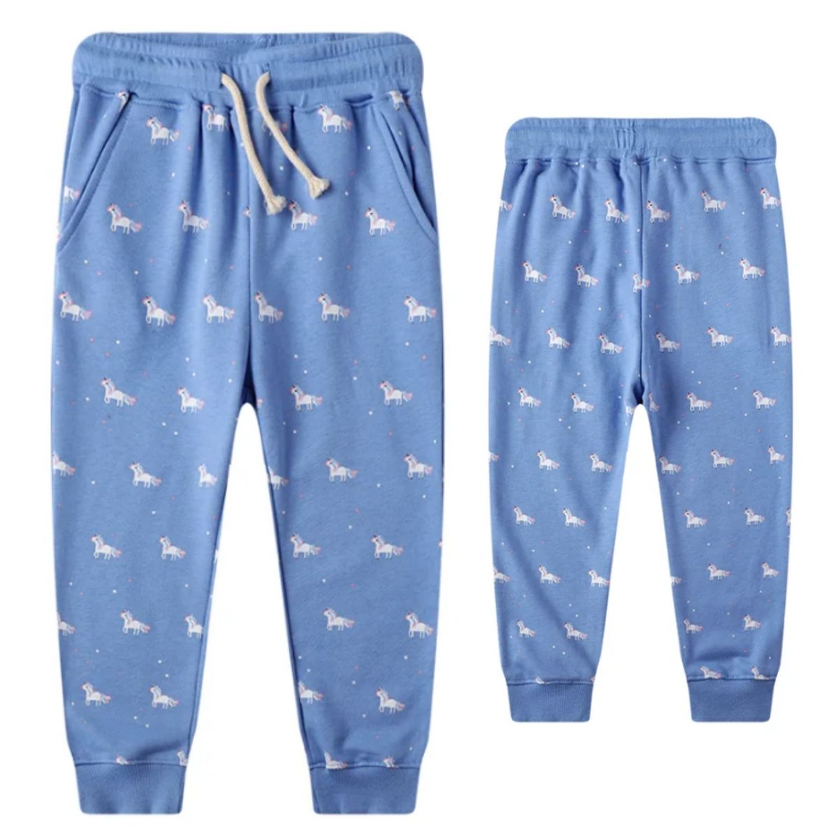 JUMP KIDS - Pantalon Buzo Niña 100% Algodón Unicornios Jump Kids