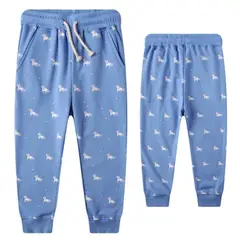 JUMP KIDS - Pantalon Buzo Niña 100% Algodón Unicornios