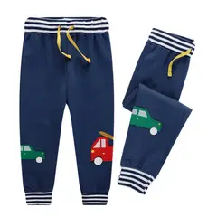 JUMP KIDS - Pantalon Buzo Niño 100% Algodón Rayas Autos