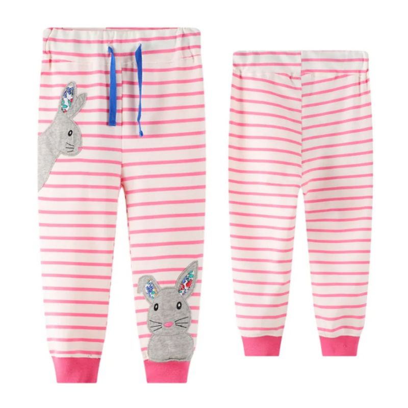 JUMP KIDS - Pantalon Buzo Niña 100% Algodón Conejos Jump Kids