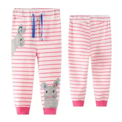 JUMP KIDS - Pantalon Buzo Niña 100% Algodón Conejos