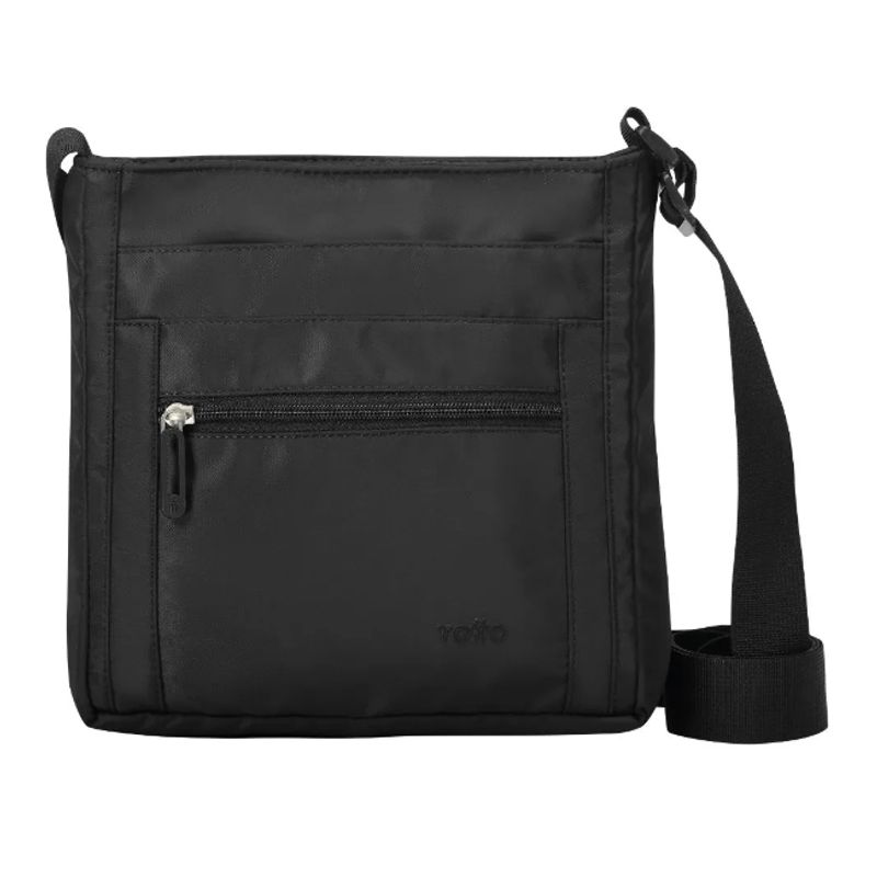 TOTTO - Bolso Cartera Mujer Mediano Supiori Negro Totto