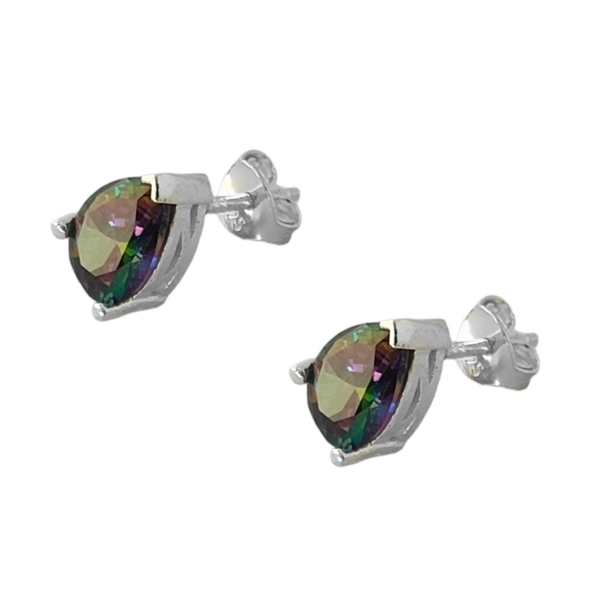 COGGIOLA - Aros Gota Topacio Místico Plata Fina 925