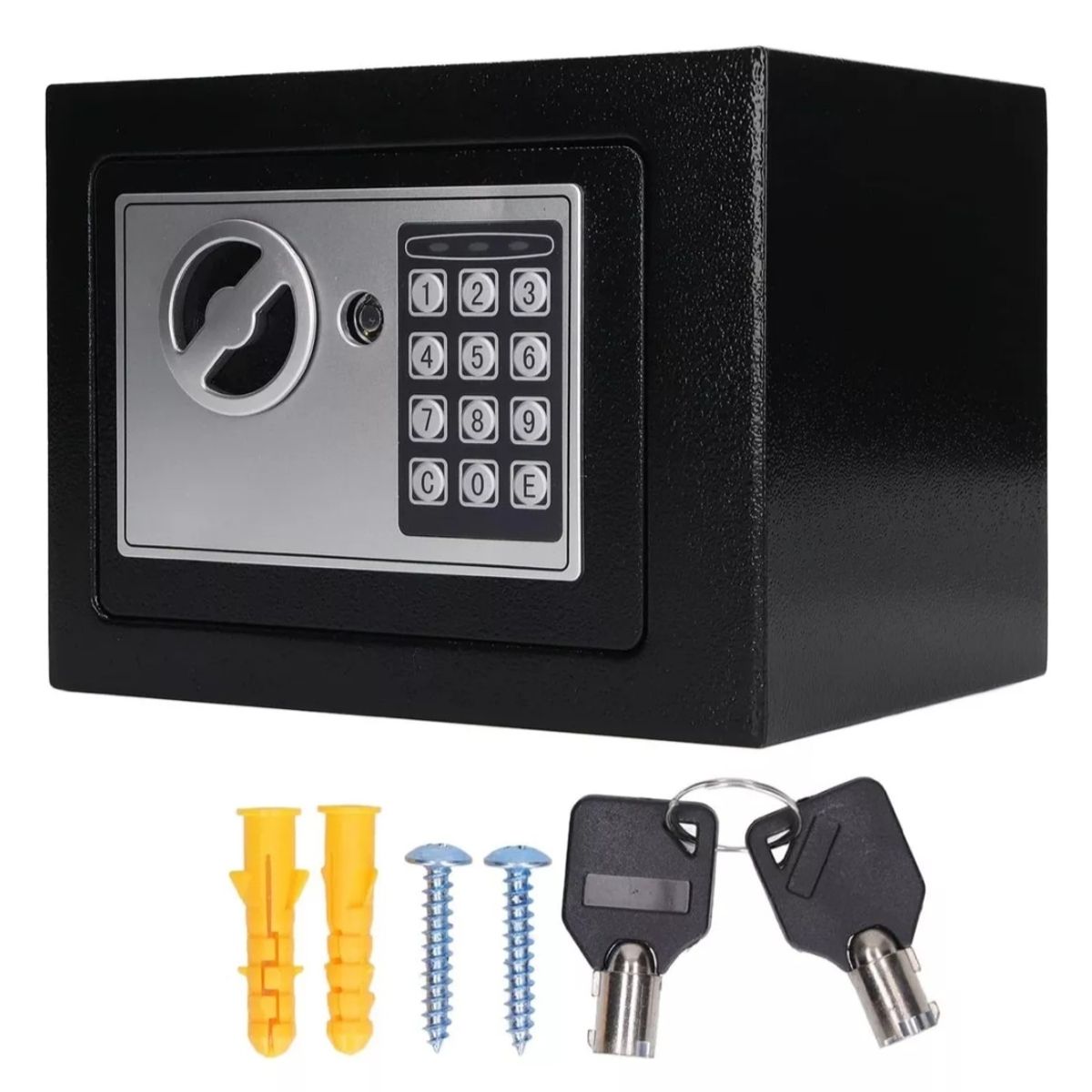 GENERICO - Caja Fuerte Electrónica De Seguridad Codigo Digital Llave