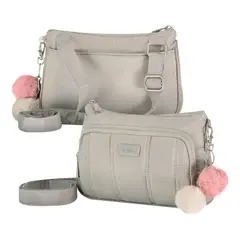 TOTTO - Bolso Cartera Color Beige Mujer Arlet