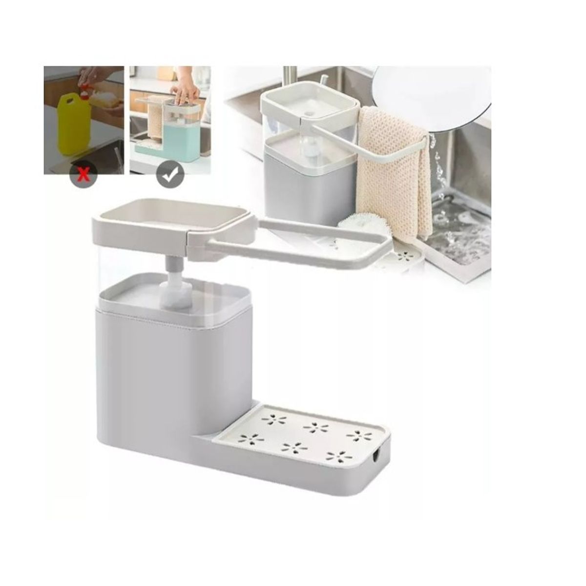 GENERICO - Escurridor De Esponjas Para Fregadero De Cocina