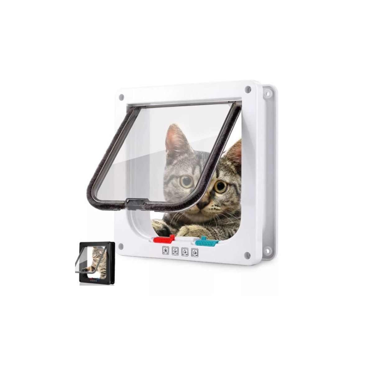 GENERICO - Puerta Xl Interior Para Gatos Y Perros Mascotas 28525 Cm.