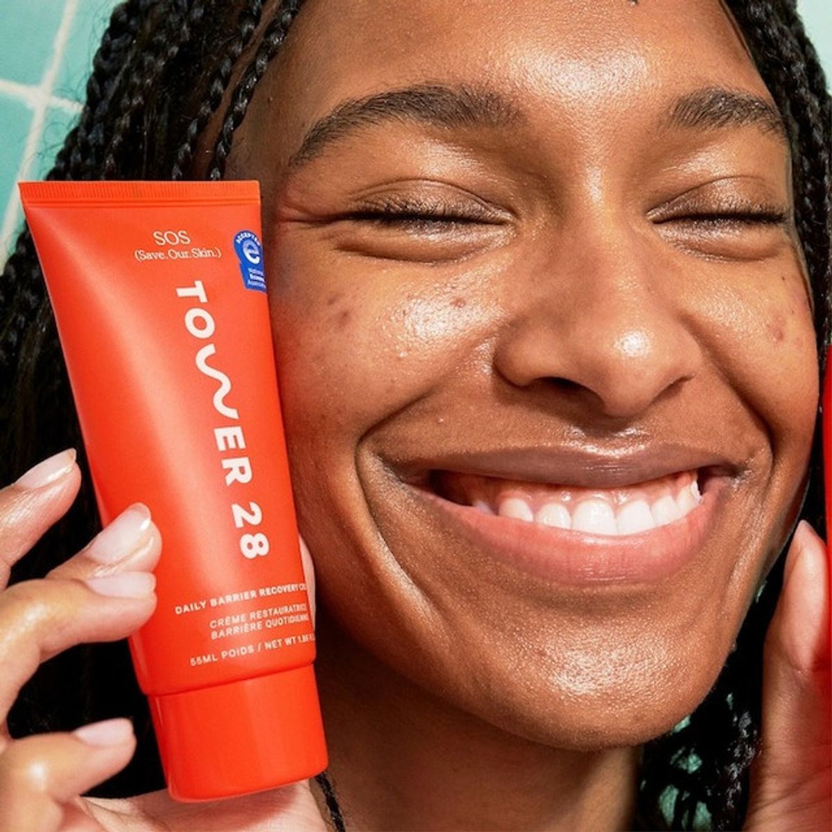 TOWER 28 BEAUTY - Crema Hidratante para el Enrojecimiento SOS 65ml Tower 28.-