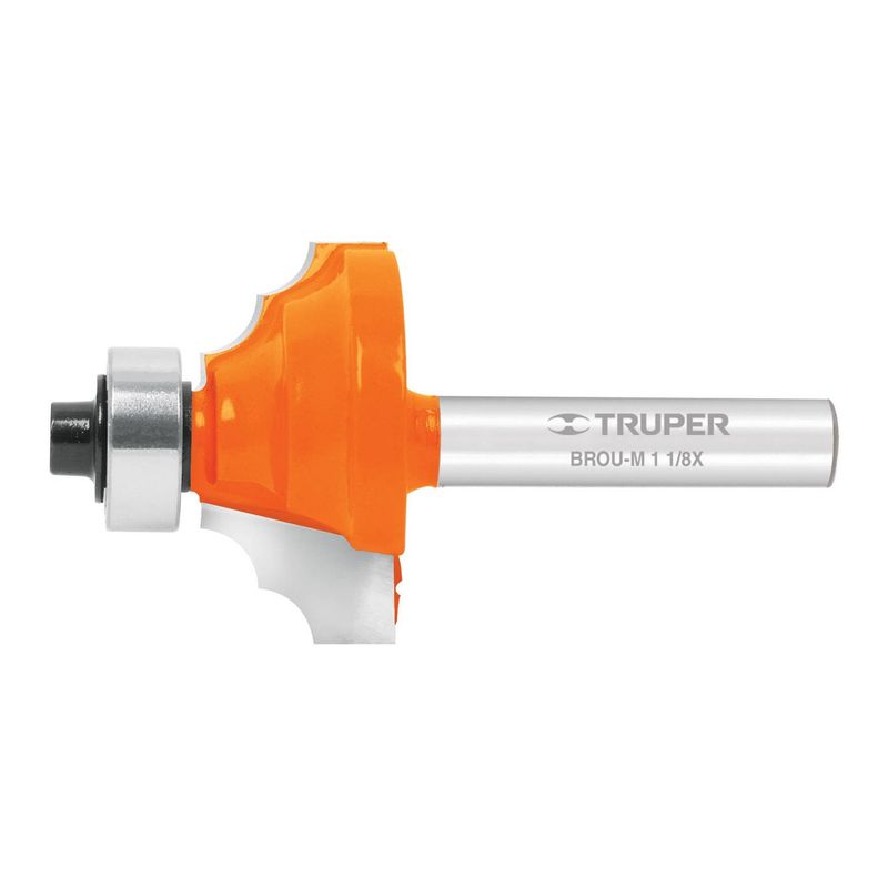 TRUPER - Broca Para Router Moldura Clásica 1-18 Con Balero