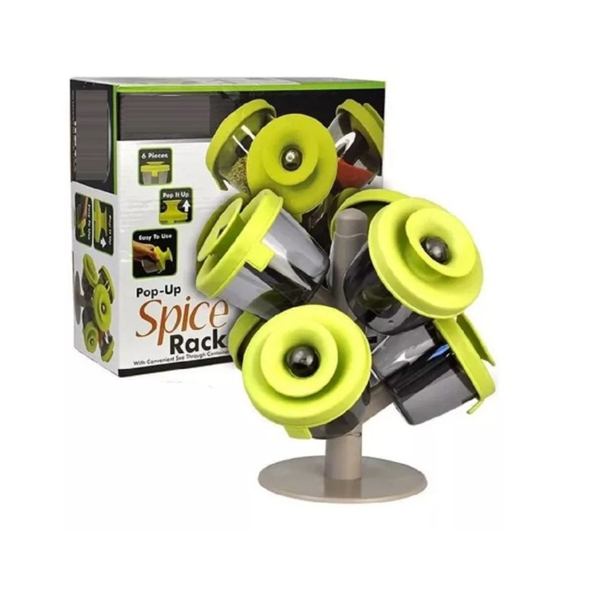 GENERICO - Set Condimentero Condimenteros Especieros Porta Especieros