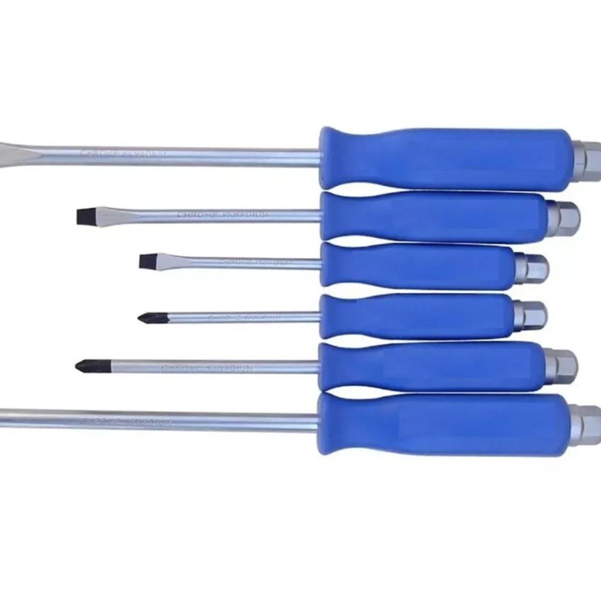 GENERICO - Set Atornilladores Set De Destornilladores 6pcs Pala Estria