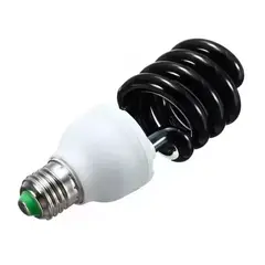GENERICO - Ampolleta Ultravioleta Soquete Normal Luz Negra E27 Uv.