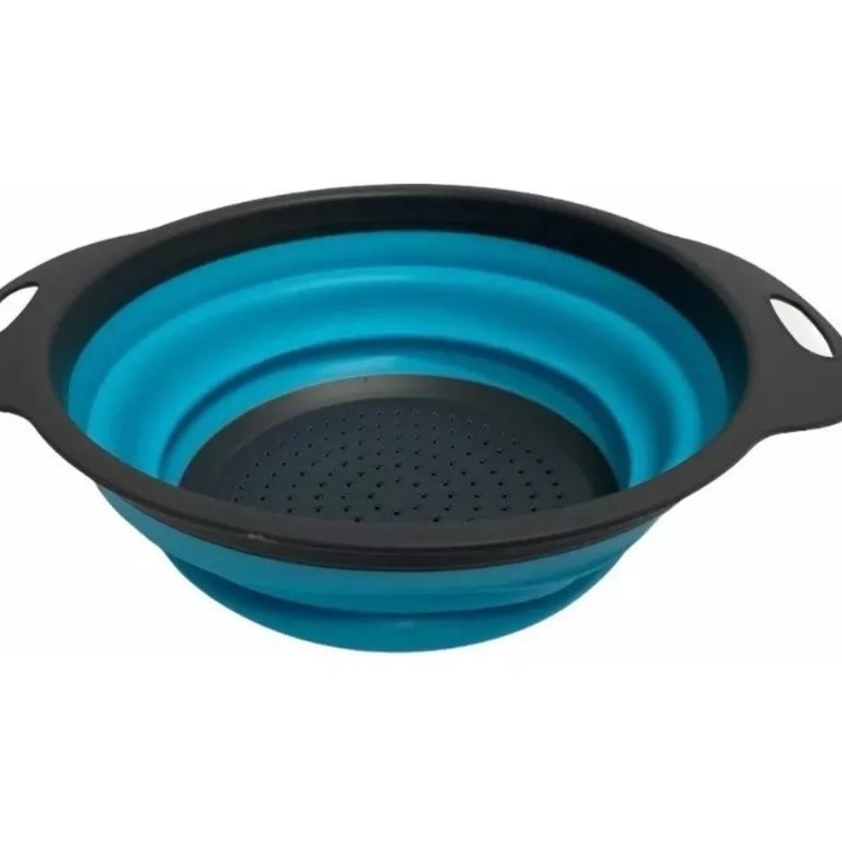 GENERICO - Colador Redondo Plegable 3 Unidades Silicona Fruta Verdura