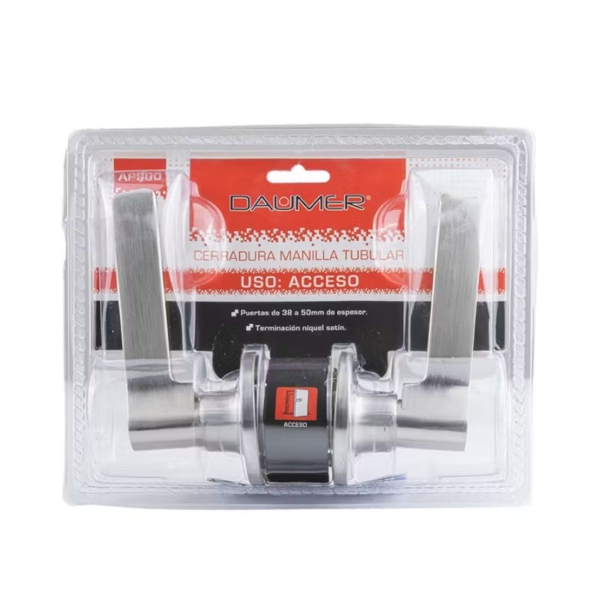 DAUMER - CERRADURA MANILLA TUBULAR ACCESO AP 900 DAUMER BLISTER