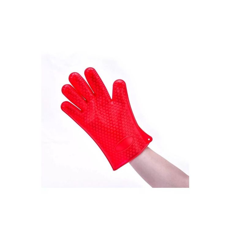 GENERICO - Guantes Silicona Resistente Al Calor Cocina Horno 1 Par