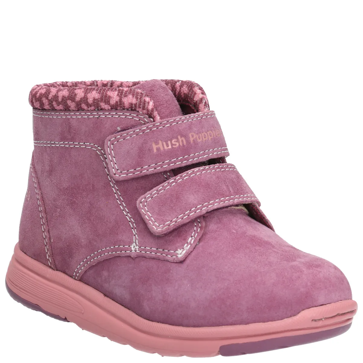 HUSH PUPPIES - Botín Cuero Niña New Villa Morado HUSH PUPPIES.