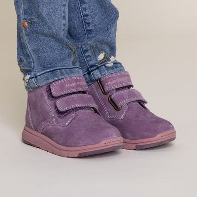 Imagen 2 del producto Botín Cuero Niña New Villa Morado HUSH PUPPIES.