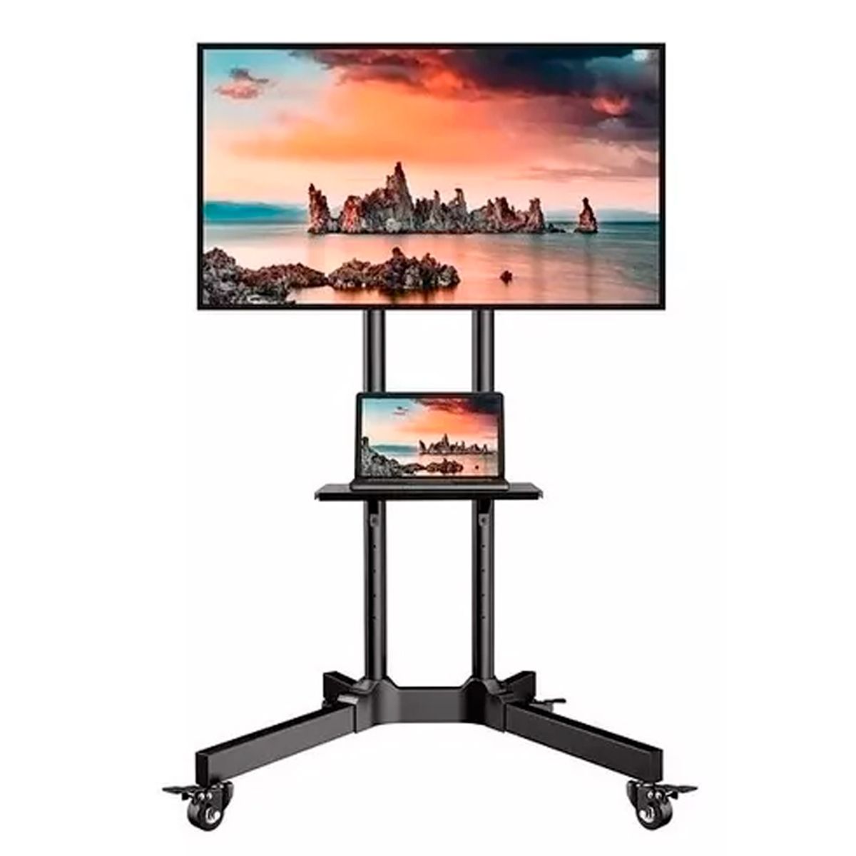 GENERICO - Soporte Tv Base Portátil Con Ruedas 32-70 Pulgadas