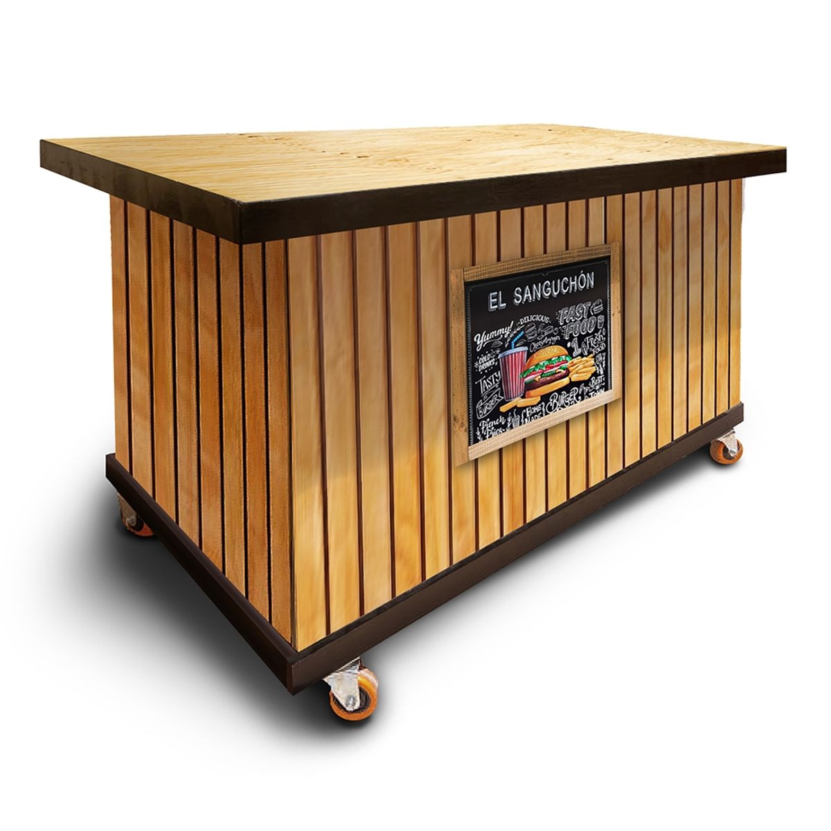 ARTE CHICO - Carrito Móvil para Eventos Modelo FullTop