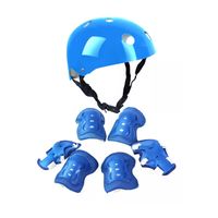 Kit Casco Urbano + Protectores Rodilleras Coderas Muñequeras