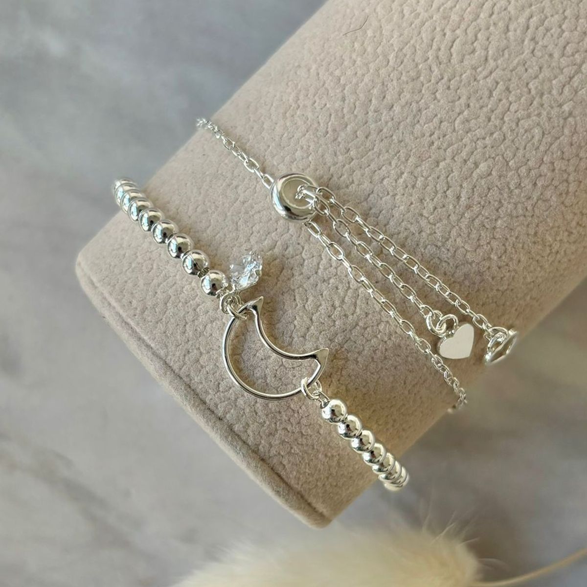 GENERICO - Pulsera Luna Ajustable Wish Joyeria