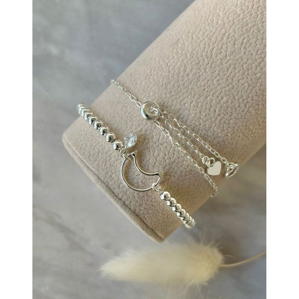 GENERICO - Pulsera Luna Ajustable Wish Joyeria