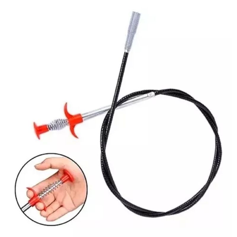 GENERICO - Destapa Cañerias Llave Laucha Destapador Desagüe Con Agarr