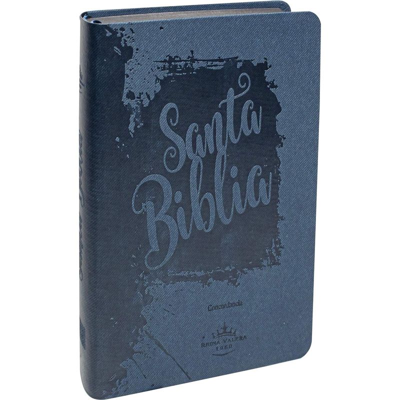 SOCIEDADES BIBLICAS UNIDAS - Biblia Letra Grande Reina Valera 1960 azul indice jóvenes