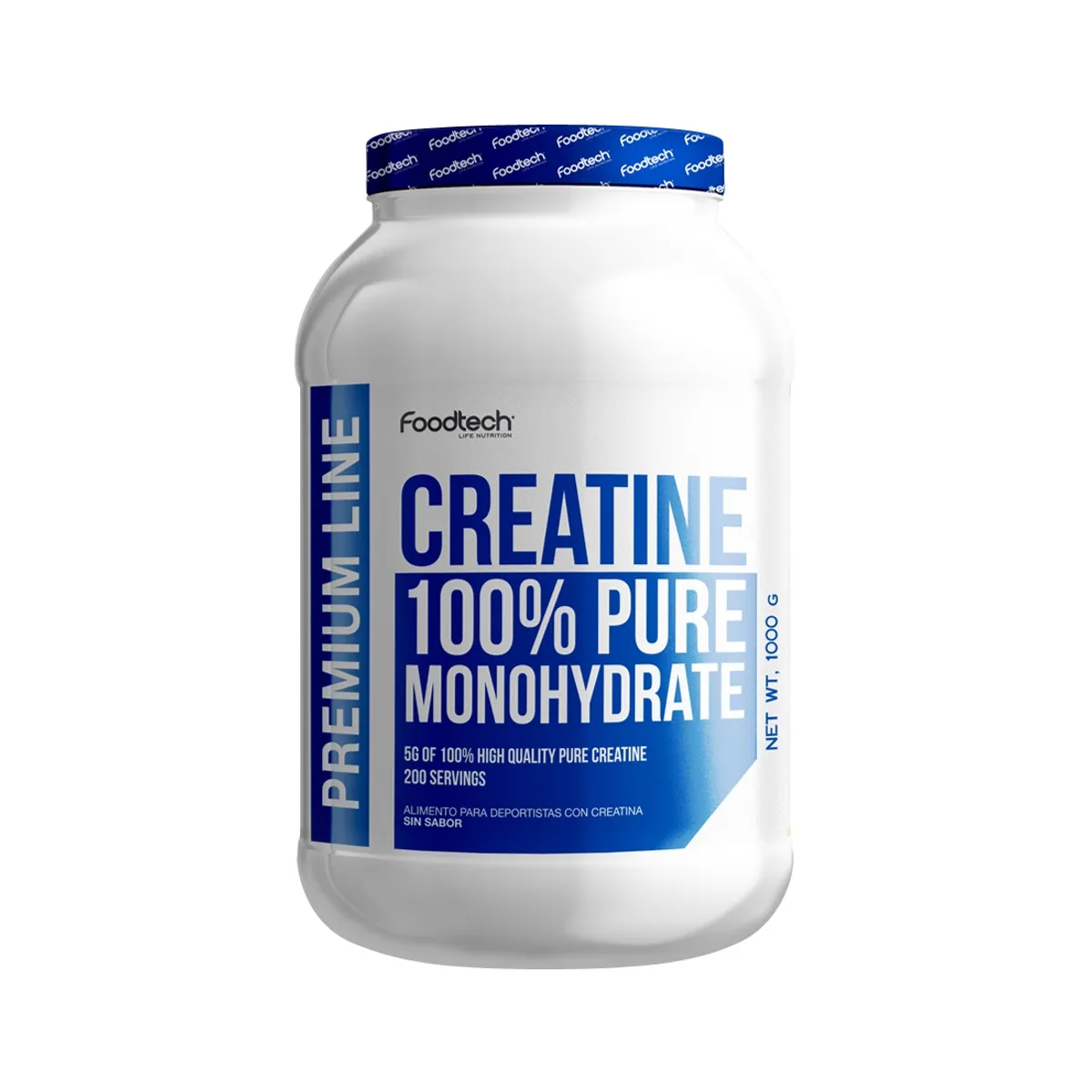 FOODTECH - Creatine 100% Pure Monohydrate 1kg - Foodtech
