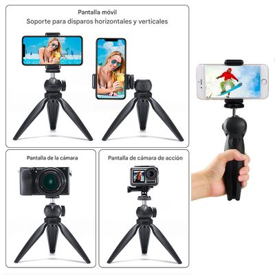 Imagen 2 del producto Soporte Tripode Para Celular Extendible Giratorio Portable